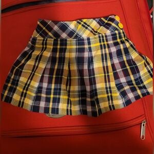 Garanimals Yellow and Navy Plaid Skirt